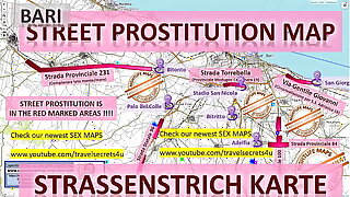 Bari, Italy, Italia, Italien, Sex Map, Street Prostitution Map, Palpate Parlours, Brothels, Whores, Escort, Callgirls, Bordell, Freelancer, Streetworker, Prostitutes, Blowjob, Teen
