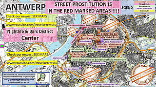 Antwerp, Belgium, Dealings Map, Street Prostitution Map, Teen, Brothels, Whores, Escort, Threesome, Freelancer, Prostitutes
